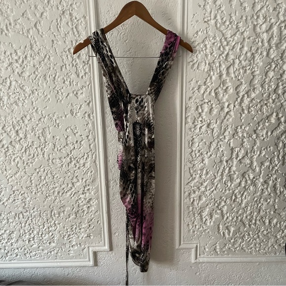 Roberto Cavalli Magenta Snakeskin Dress - Picture 3 of 3